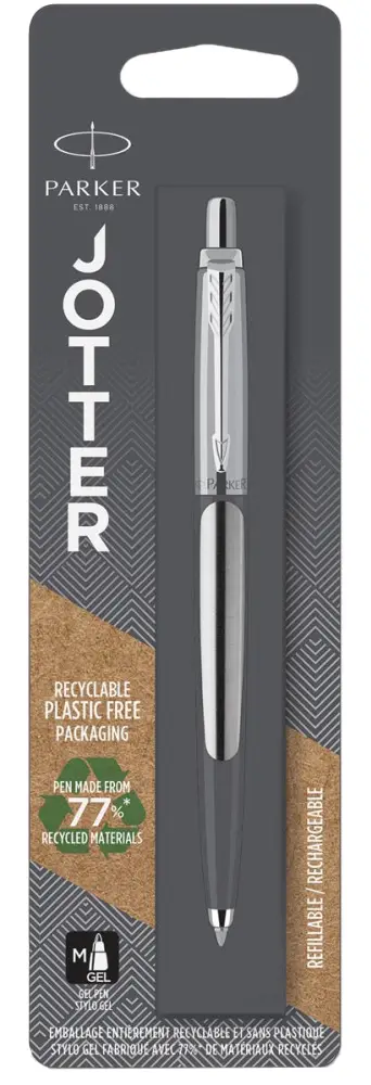 Ручка гелевая Parker Jotter 17 SS CT GEL блістер