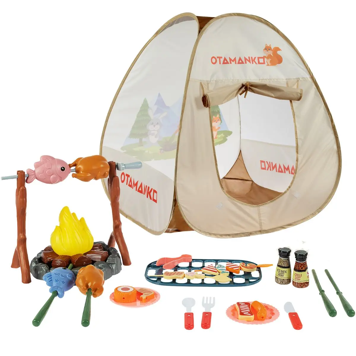 Игровой набор для кемпинга OTAMANKO Мандруй та готуй
