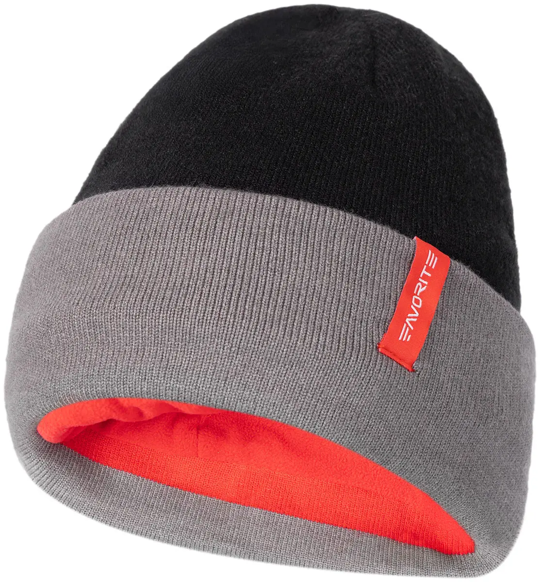 Шапка Favorite Red fleece 58 Black/grey