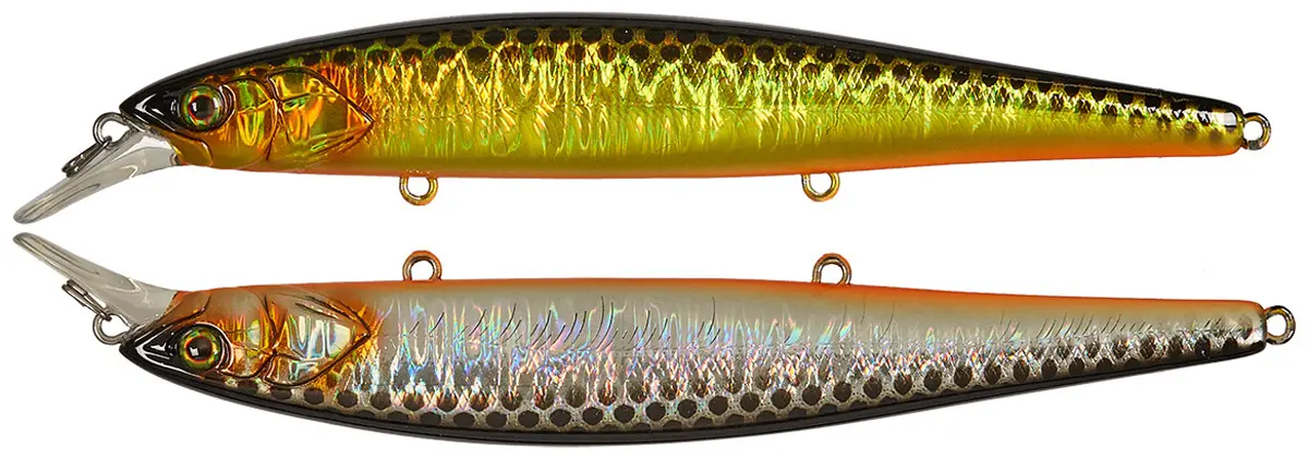 Воблер Jackall Magsquad 160SP 160mm 33.5g HL Gold & Silver Black