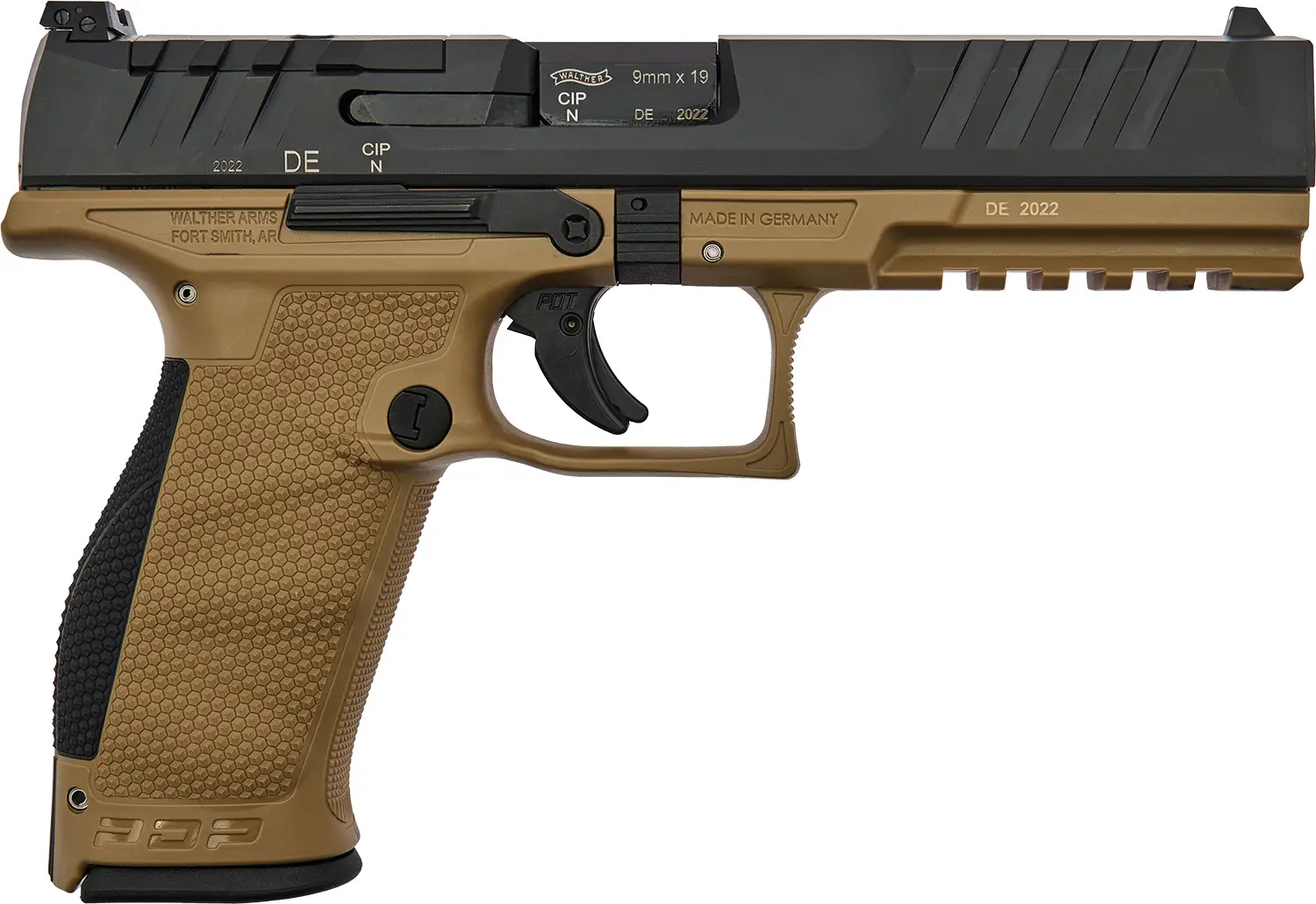 Пістолет спортивний Walther PDP FS OR 5" кал 9 мм (9x19) FDE