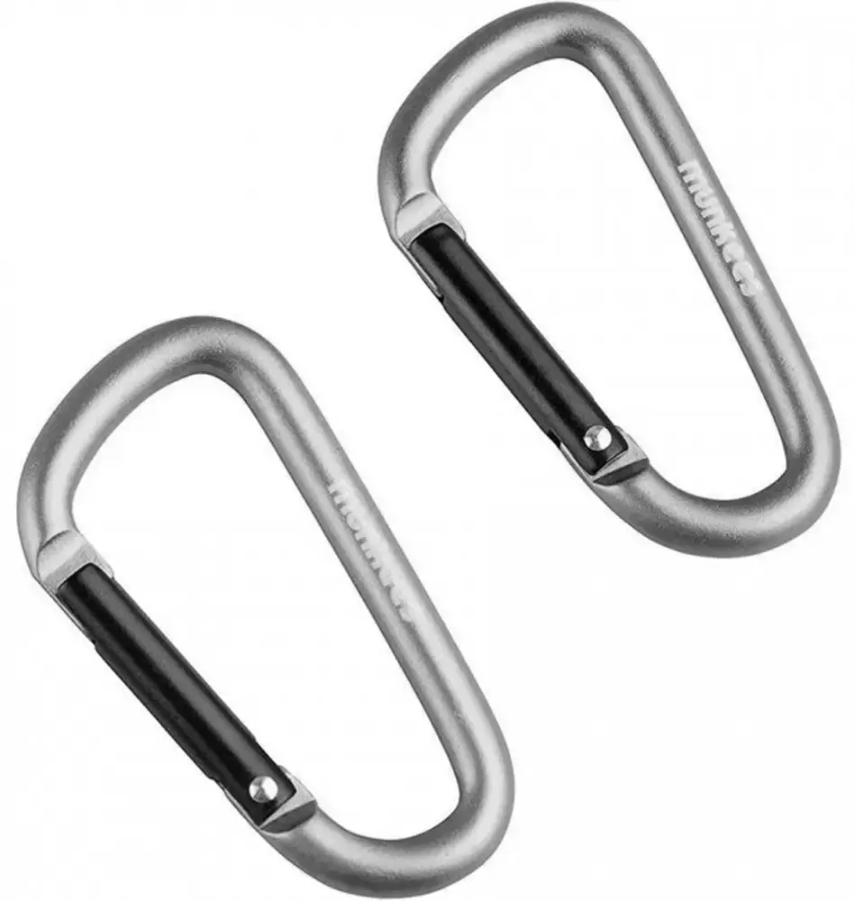 Карабін Munkees D 6x60 mm 2-Pack Grey