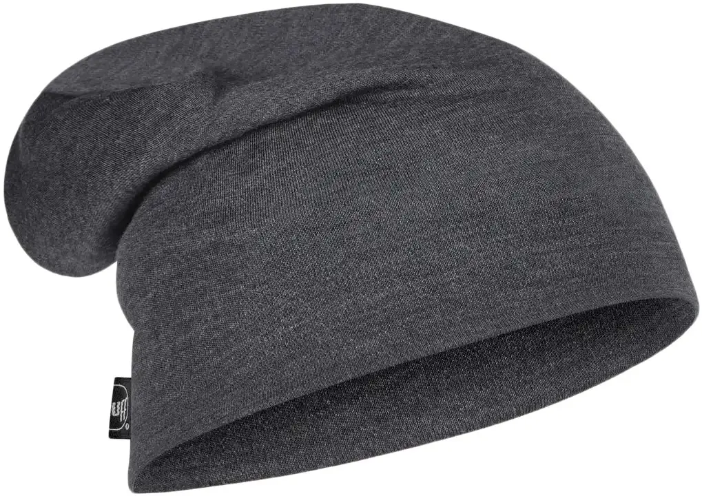 Шапка Buff Merino Heavyweight Beanie Solid grey