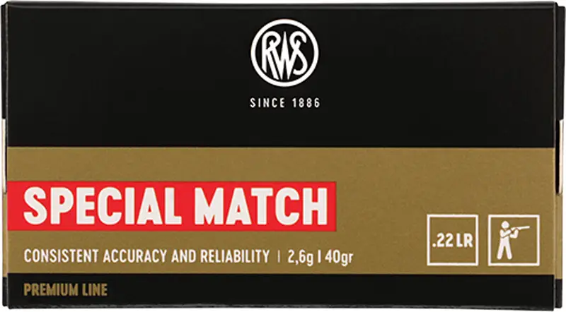 Патрон RUAG RWS Special Match кал. 22 LR куля LRN 40 гр (2.6 г)