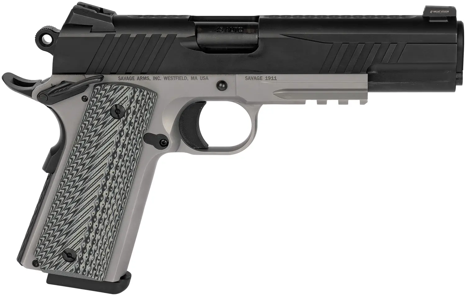 Пістолет спортивний Savage 1911 GOV’T кал. 45 AUTO  2-TONE Rail