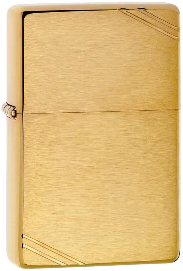 Запальничка Zippo Vintage Brushed Brass