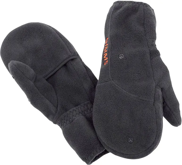 Перчатки Simms Headwaters Foldover Mitt L Black