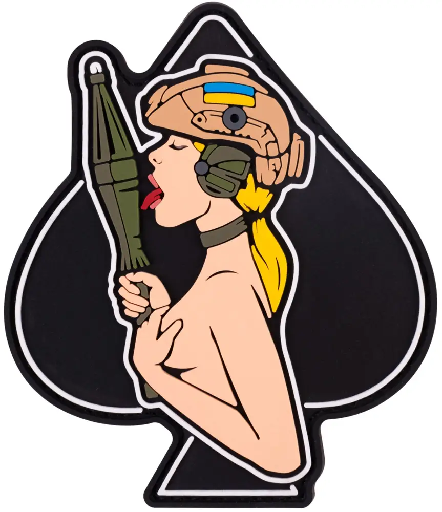 Патч Brand Element Дівчина-піка блонд