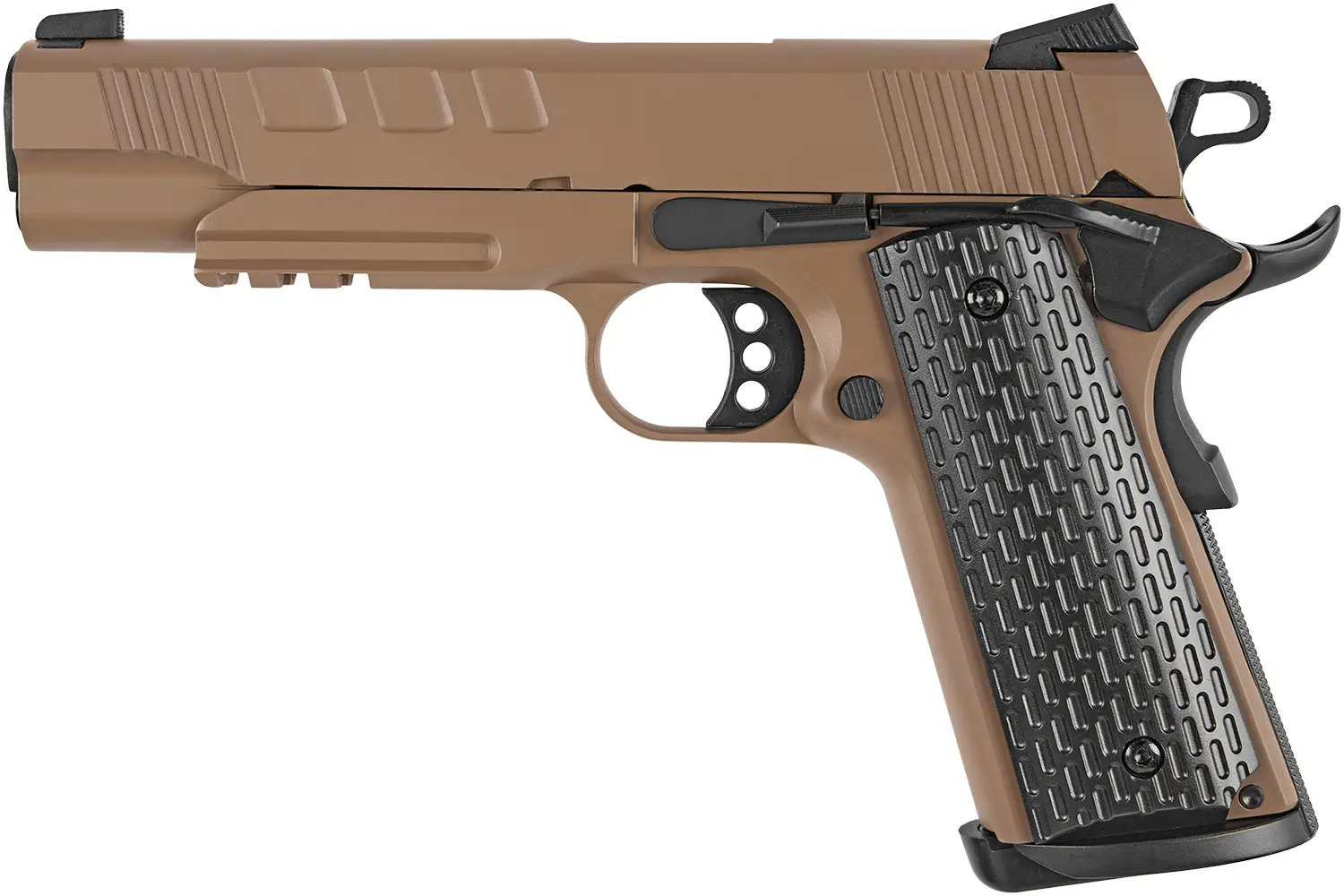 Пістолет страйкбольний Evolution E911 Defender Tan Gas 6 мм Tan