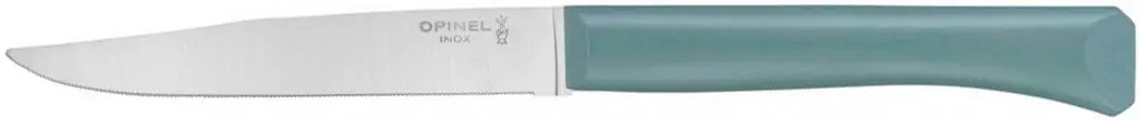 Нож кухонный Opinel Bon Appetit Plus. Цвет - серо-зеленый