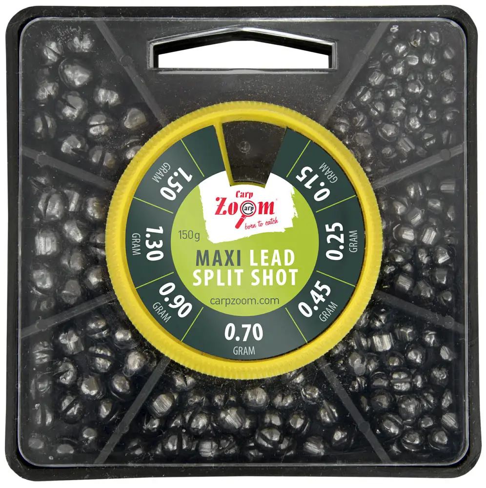Набір грузил CarpZoom Maxi Lead Split Shot 150g (0.15/0.25/0.45/0.7/0.9/1.3/1.5g)