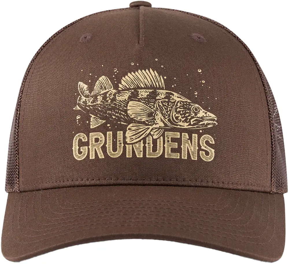Кепка Grundens King of the Lakes Trucker One size Brown