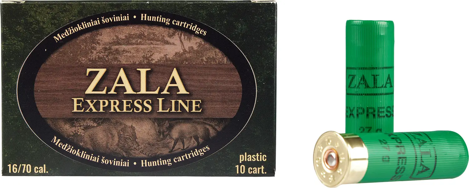 Патрон Zala Arms Express кал. 16/70 дробь № 1 (4,00 мм) навеска 27 г