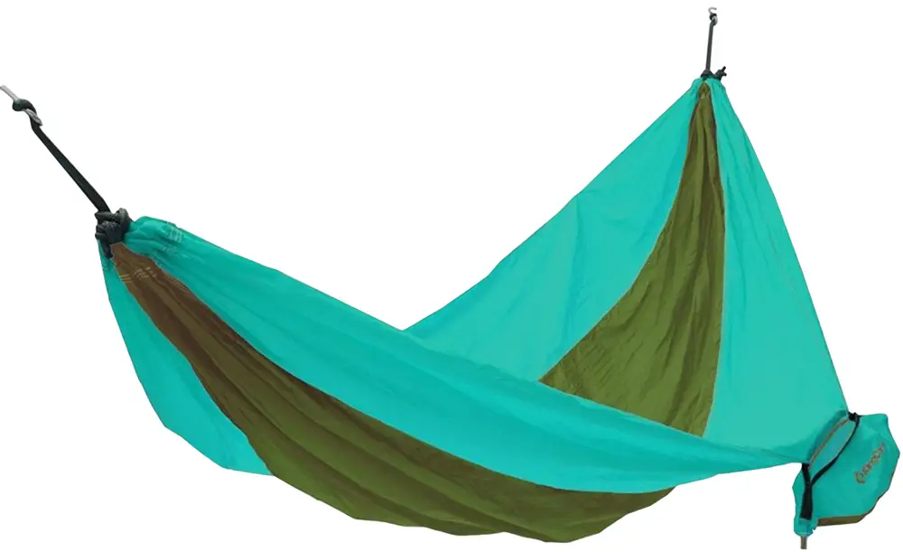 Гамак KingCamp Parachute Hammock. Cyan/Dark green