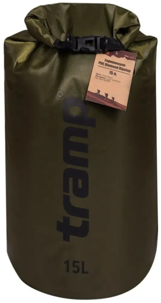 Гермомішок Tramp TRA-112 PVC Diamond 15 Olive