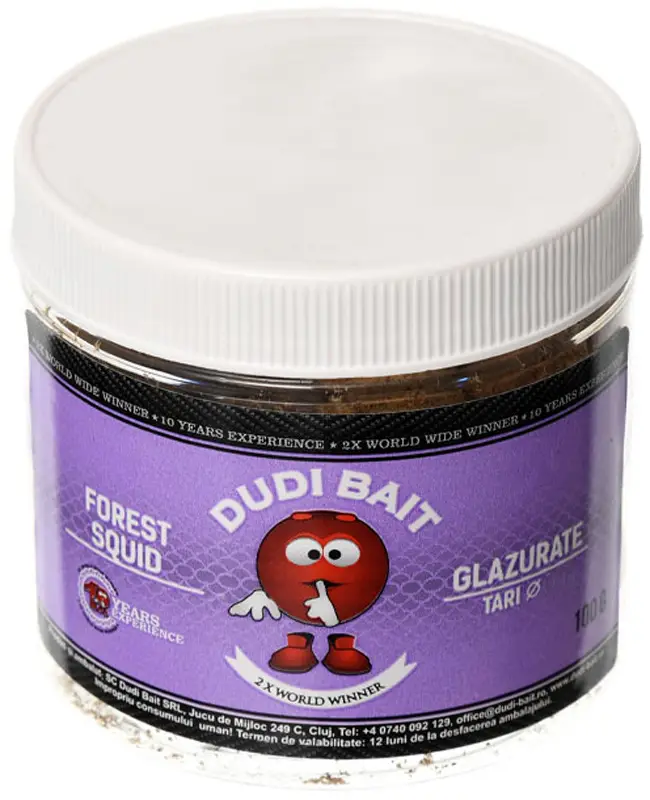 Бойлы Dudi Baits Hook Bait Glazurate Tari Forest Squid 16mm 100g