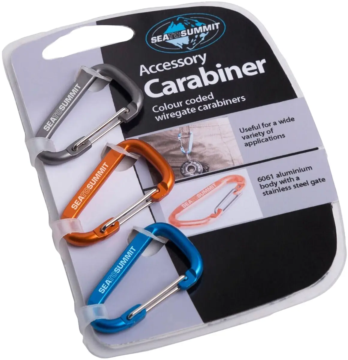 Набір карабінів Sea To Summit Accessory Carabiner (3 шт/уп)