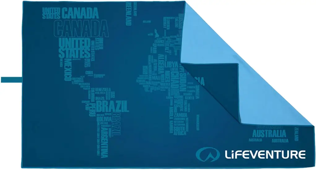 Полотенце Lifeventure SoftFibre Words Print Travel Towel