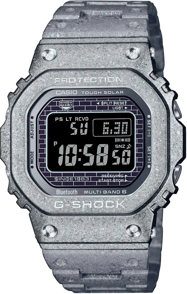 Годинник Casio G-Shock The Origin 40th Anniversary Recrystallized GMW-B5000PS-1ER. Сірий