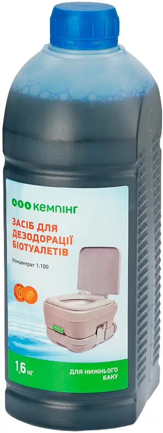 Засіб для дезодорації біотуалетів Кемпінг для нижнього бабуся 1,6 л.