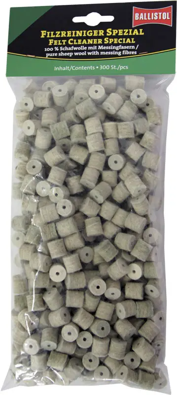 Патч для чищення Ballistol повстяний спеціальний для кал. 8 мм. 300шт/уп