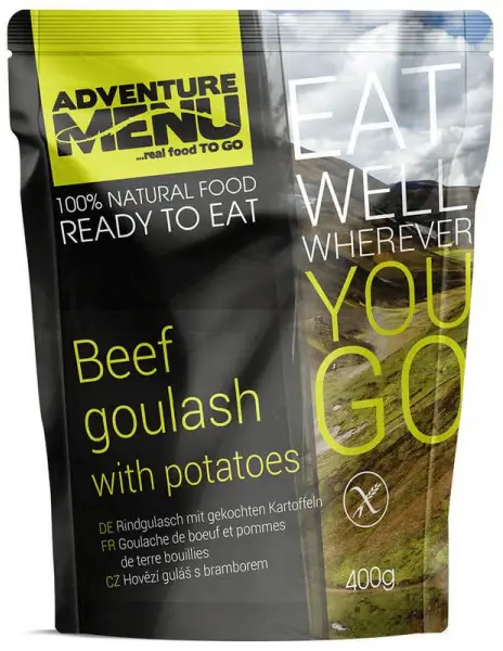 Гуляш з яловичини з відварною картоплею Adventure Menu