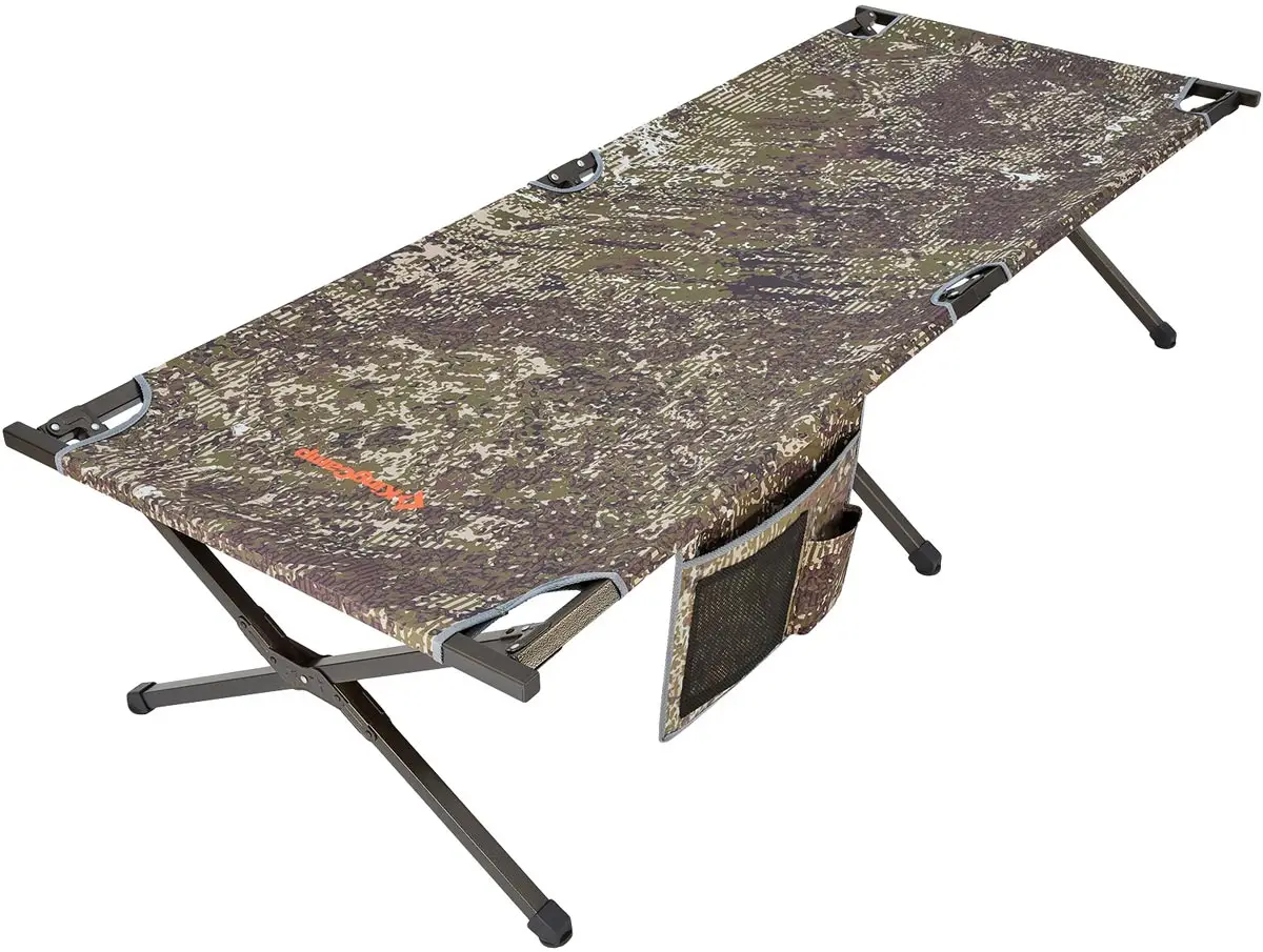 Розкладачка KingCamp Hard Camping Cot. L. Camouflage