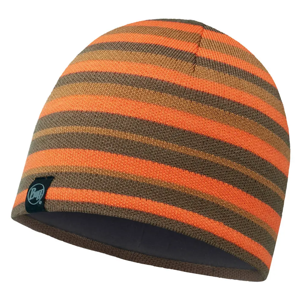 Шапка Buff Knitted & Polar Hat Laki Stripes fossil