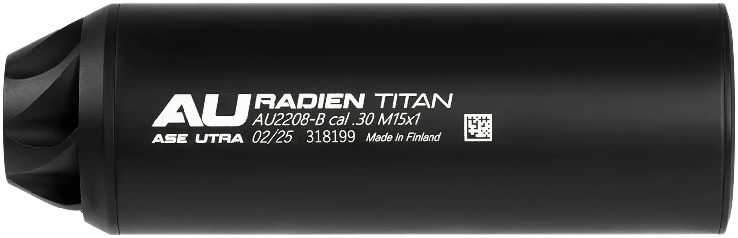 Глушитель ASE UTRA Radien Titan Black кал. 30 М15х1