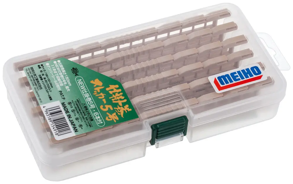 Набор мотовил Meiho New Shikakemaki 5 Case (6шт в коробке) 186x103x34mm