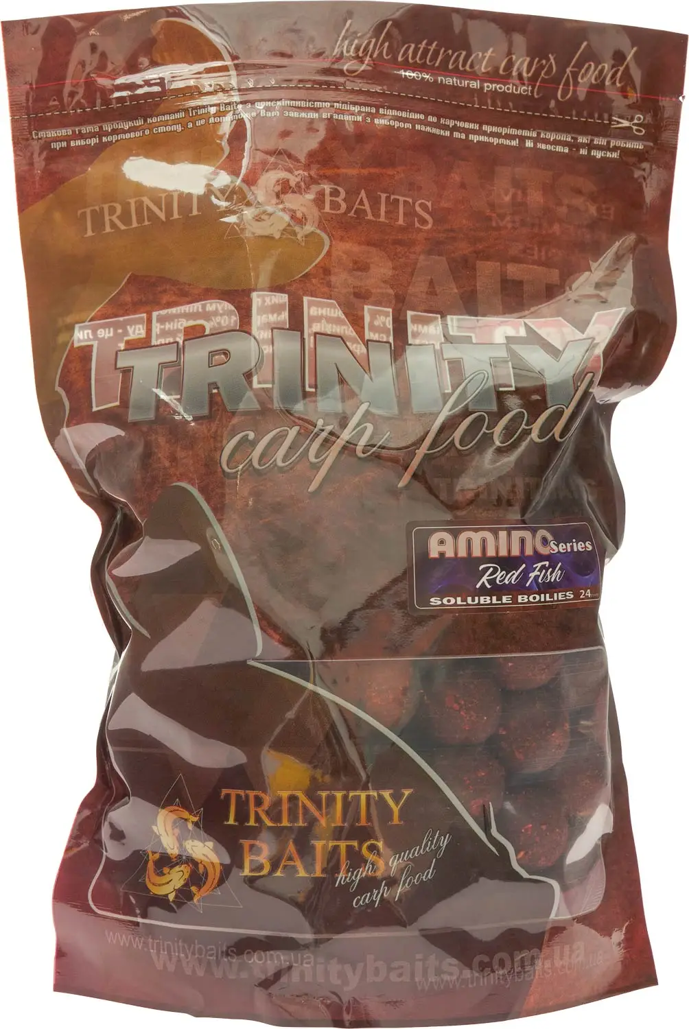 Бойли Trinity Amino Soluble Red Fish 24mm 1kg