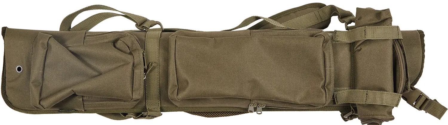 Скаббард Shaptala 181-2 с карманами для помпового ружья. 80 см. Хаки