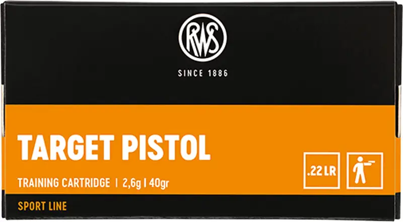 Патрон RUAG RWS Target Pistol кал. 22 LR пуля LRN 40 гр (2.6 г)