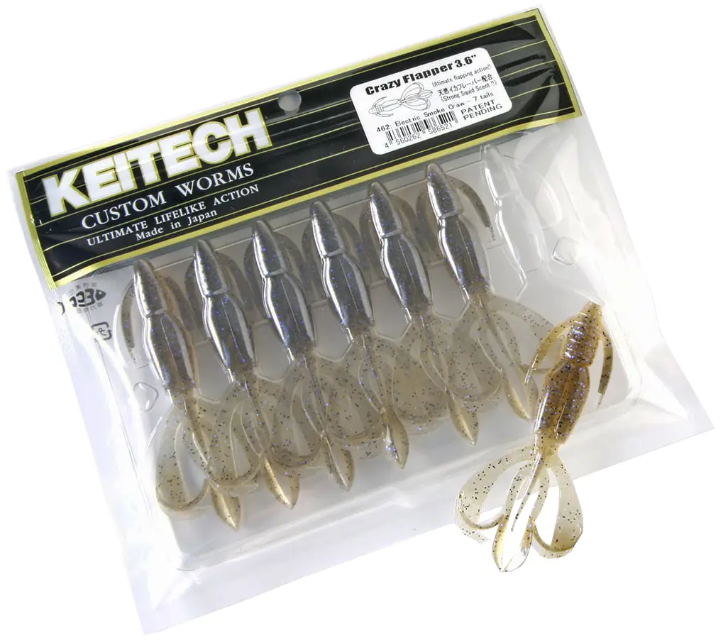 Силікон Keitech Crazy Flapper 2.4