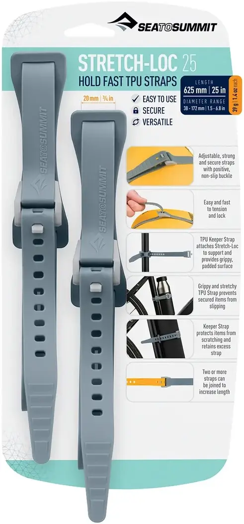 Стяжний ремінь Sea To Summit Stretch-Loc 25 20mmx625mm 2 Pack Dusk
