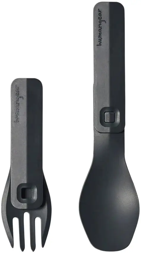 Набір столових приборів Humangear GoBites Click Grey