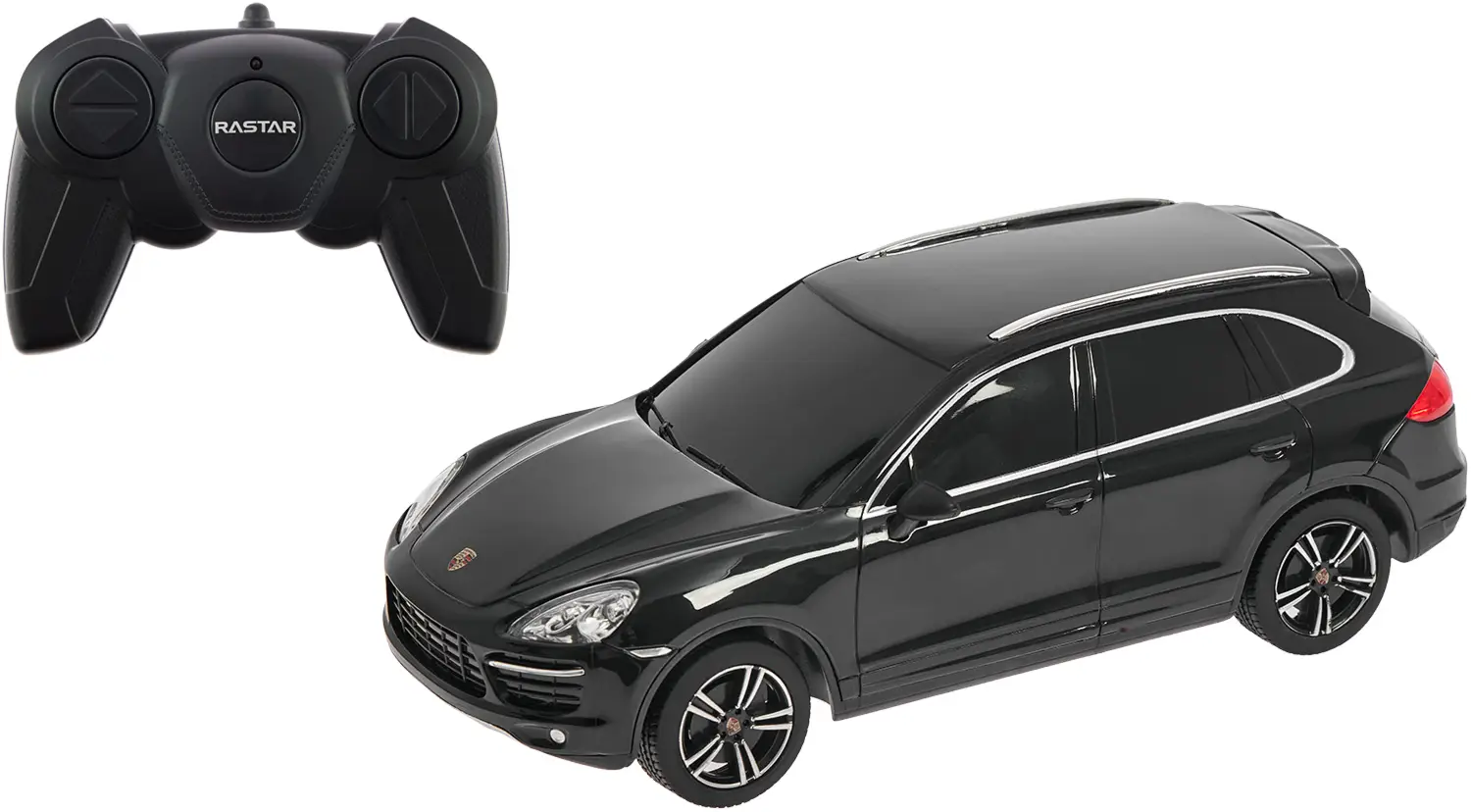 Машинка Rastar Porsche Cayenne Turbo 1:24 Чорний