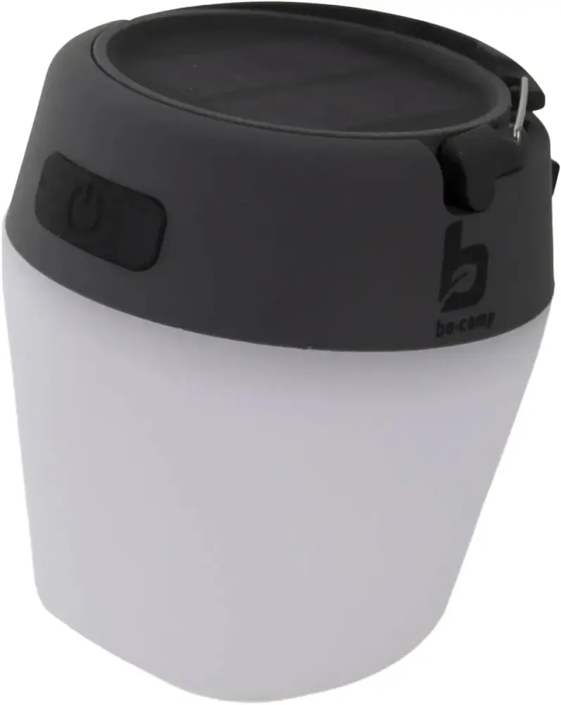 Ліхтар кемпінговий Bo-Camp Wega Powerbank Solar 180 Lumen White/Grey/Black