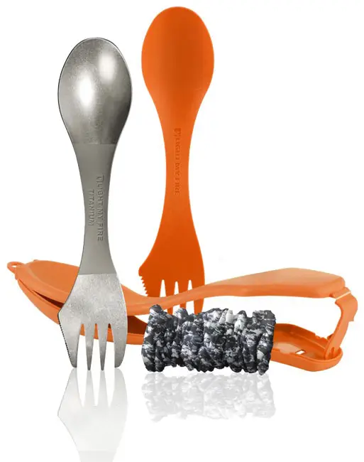 Набір столових приладів Light my fire Ultimate Spork kit Spork+Spork Case Orange к:помаранчевий
