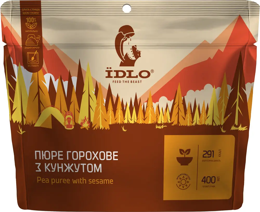 Горохове пюре ЇDLO з кунжутом 90 г