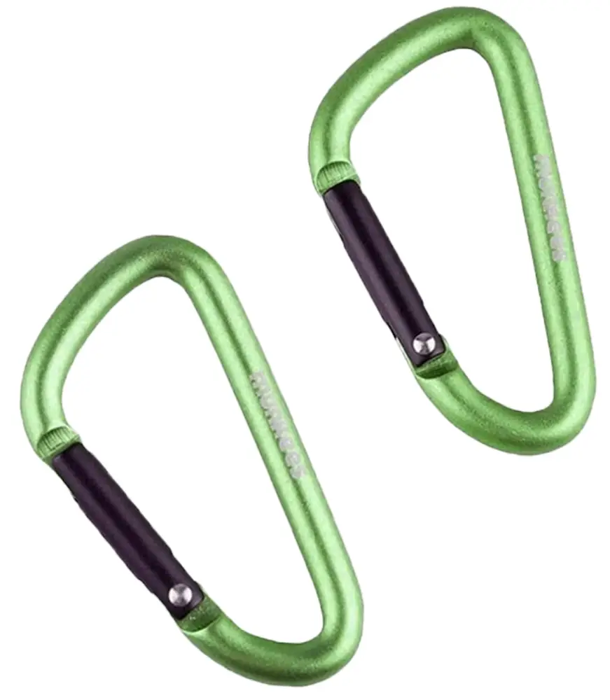 Карабін Munkees D 5x50 mm 2-Pack Grass green