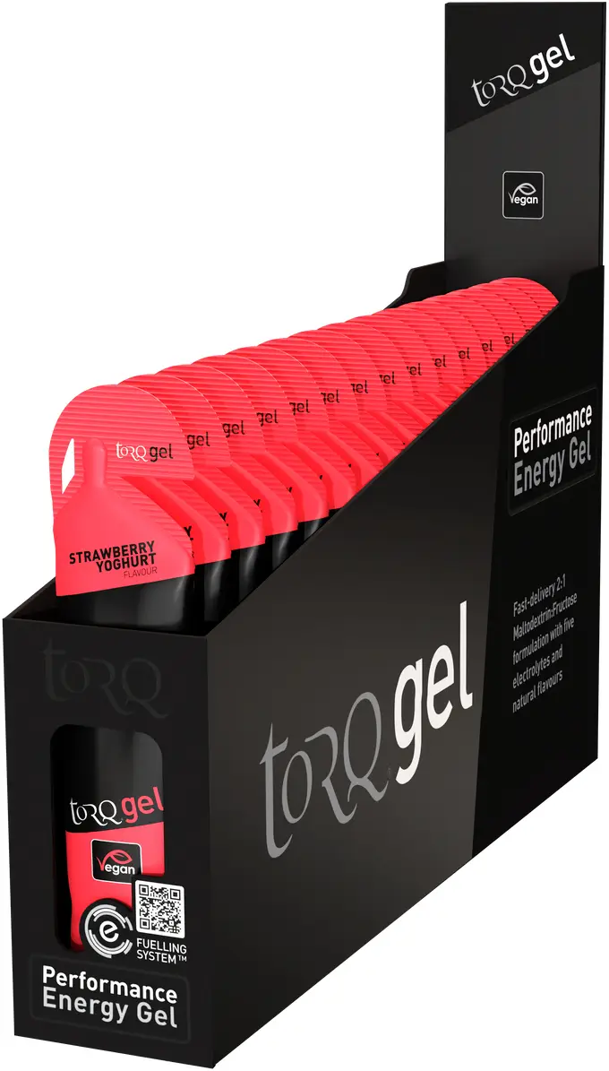 Гель енергетичний TORQ Strawberry Yoghurt 15шт
