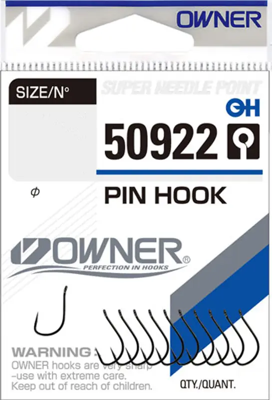 Крючок Owner Pin Hook 50922 #8 (9 шт/уп)