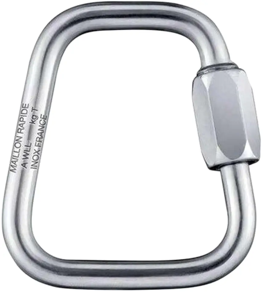 Карабин Singing Rock Maillon нержавеющая сталь трапеция 4мм