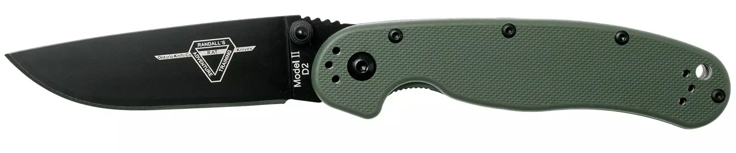 Ніж Ontario Knife RAT II D2 BB OD Green