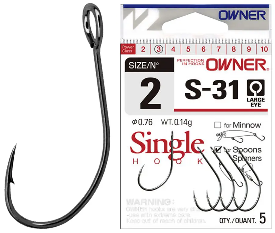 Крючок Owner S-31 BC 51650 #2 (5 шт/уп)