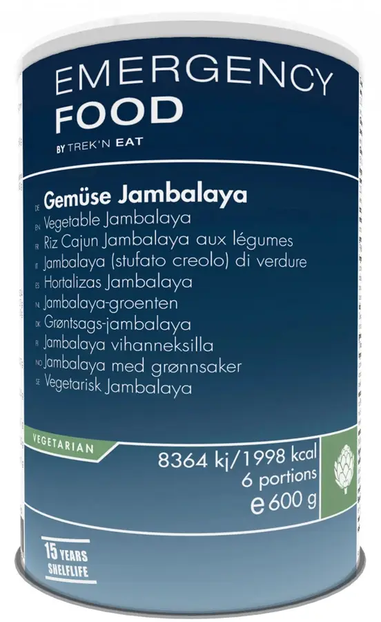 Сублімат Trek’n Eat Emergency Food Джамбалайя з овочами 6 порцій