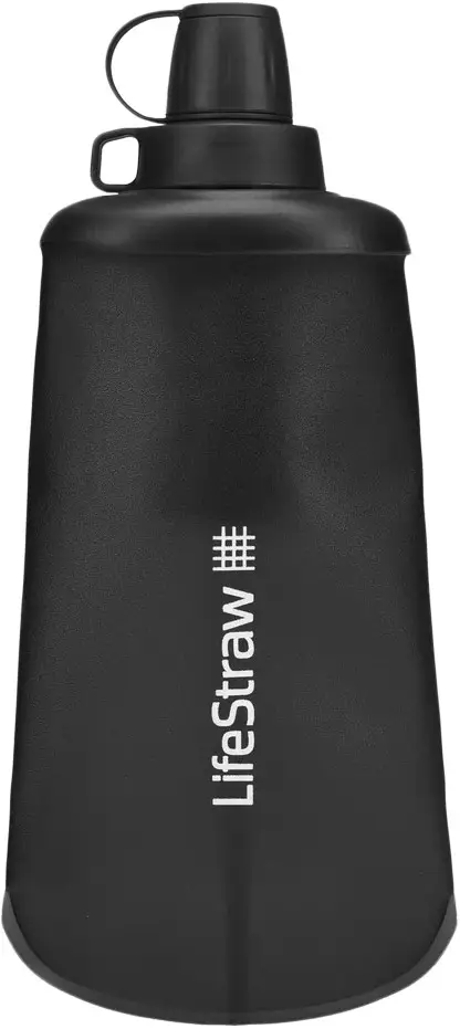 Бутылка-фильтр для воды LifeStraw Peak Squeeze 650 ml Dark Mountain Gray