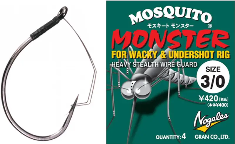 Крючок Varivas Nogales Mosquito Monster №1/0 (4 шт/уп)