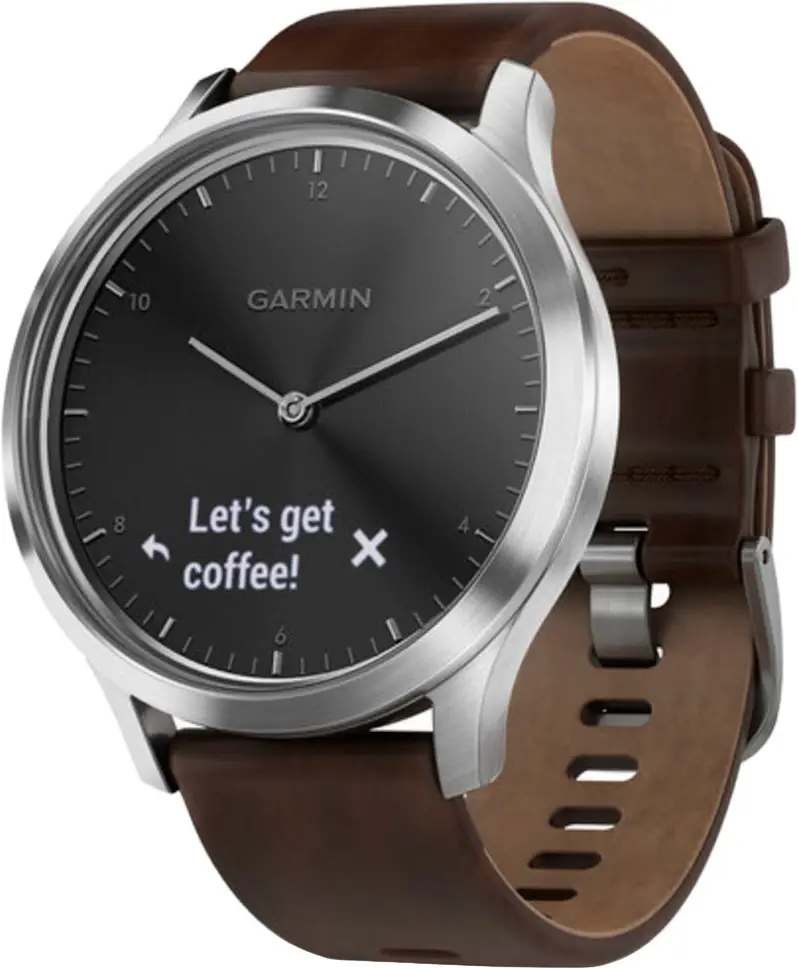 Годинник Garmin Vivomove HR E EU Premium Black-Silver L